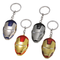 Metal Marvell Super Hero Model Design Iron Man Maski Keychain pour hommes